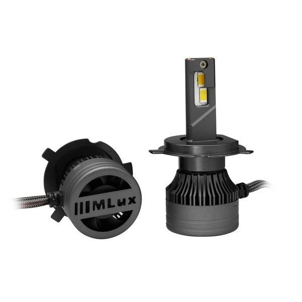 Комплект ламп MLux LED - BLACK Line H4/H19, 55 Вт, 4300&deg;К (2 шт.) 125413264 125413264 фото