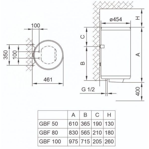 Бойлер Tiki GBF 80 UA 700097 фото