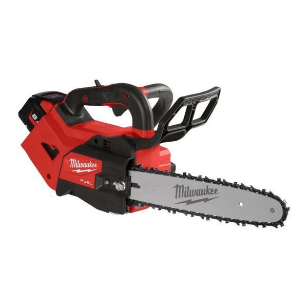Пила ланцюгова акумуляторна безщіткова з верхньою рукояткою MILWAUKEE, M18 FTHCHS30-802, шина 30см (зарядний пристрій M12-18 FC, 4933499221 фото