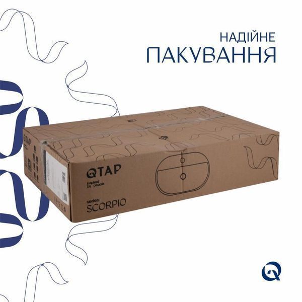 Раковина Qtap Scorpio 600х400х120 White QT14118045W SD00052915 фото