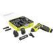 Викрутка акумуляторна Ryobi USB Lithium RSD4-120TA2 4В 1х2А&middot;год 5Нм 200об&middot;хв 2 насадки 10 біт 0.31кг кейс 5133 5133006211 фото 1