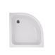 Душова кабіна Latwa SC80x80.SAT.MID.FR полукругла, скло Frost 4 мм + Душовий піддон KAPIELKA ST80x80x26, з SD00050785 фото 9