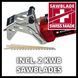 Обрізна пила акумуляторна Einhell GE-GS 18/150 Li - Solo + зарядний пристрій і акумулятор 18V 2 5 Ah 3408290K 3408290K фото 3