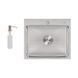 Мийка для кухні інтегрована Lidz Handmade H5045 (LDH5045BRU35383) Brushed Steel 3,0/1,0 мм SD00041487 фото 1