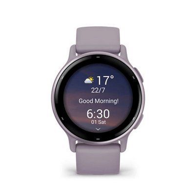 Фітнес годинник Garmin Vivoactive 5 Metallic Orchid із силіконовим ремінцем 010-02862-13 010-02862-13 фото