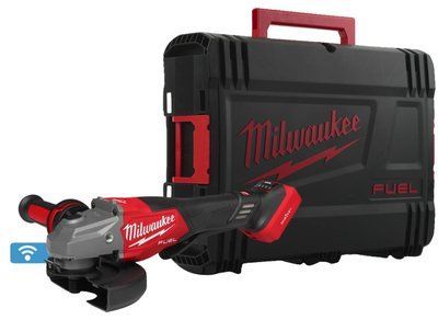 Шліфмашина кутова акумуляторна безщіткова MILWAUKEE, M18 FHSAGO125VXPDB2-0X, діаметр 125мм (антивібраційна бічна рукоятка, захис 4933493419 фото