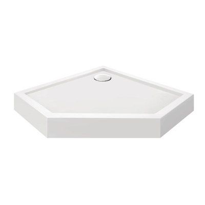 Душовий піддон Qtap Diamond 301112 100x100x12 см + сифон SD00046993 фото