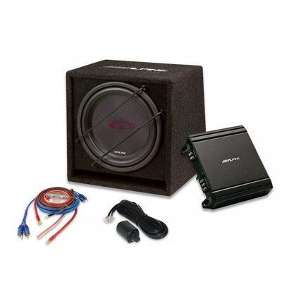 Комплект сабвуфер + підсилювач Alpine SBG-30KIT 23820-car фото