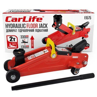 Домкрат підкатний Carlife 2т 130-330мм FJ575 FJ575(L) фото