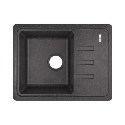 Кухонна мійка Lidz 620x435/200 BLA-03 (LIDZBLA03620435200) SD00039754 фото