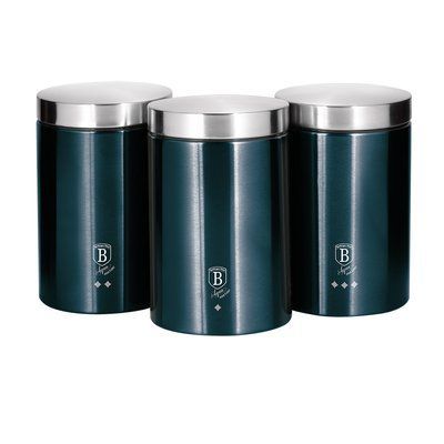 Набір контейнерів Berlinger Haus Metallic Line Aquamarine Edition (BH-6271) BH-6271 фото