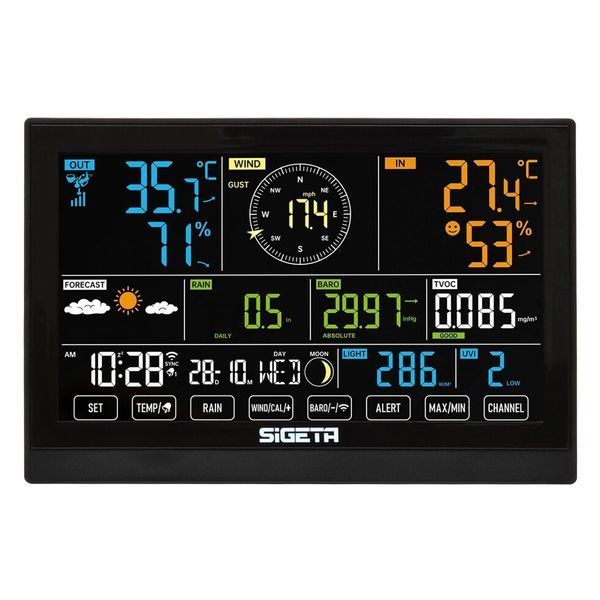 Метеостанція SIGETA SmartMeteo Max 8-in-1 Wi-Fi 65032 фото