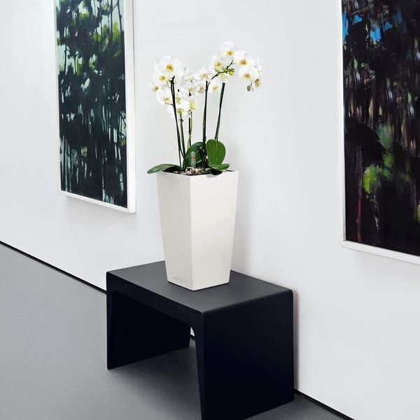 Вазон Lechuza Cubico Color 22, білий 13160 фото