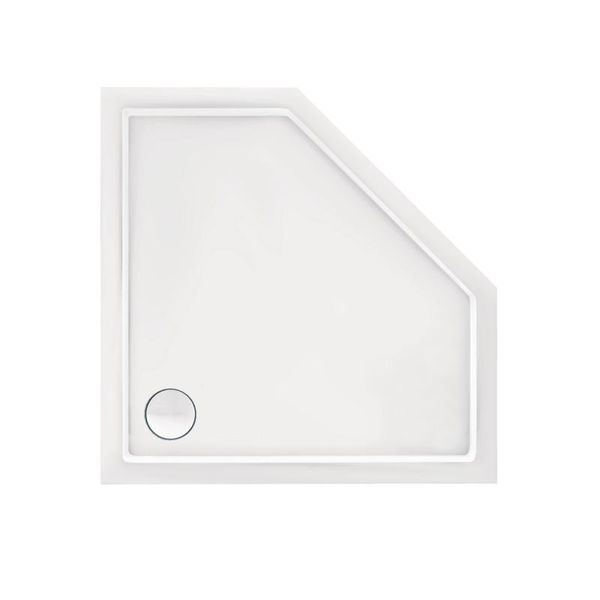Душовий піддон Qtap Diamond 301112 100x100x12 см + сифон SD00046993 фото