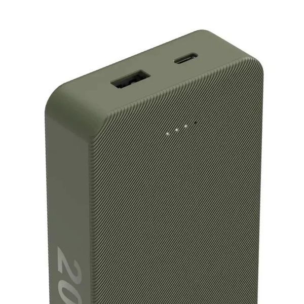 Зовнішній акумулятор (PowerBank) Hama 20000 mAh USB-C USB-A Green (00201716) 00201716 фото