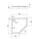 Душовий піддон Qtap Diamond 301112 100x100x12 см + сифон SD00046993 фото 2