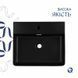 Раковина Qtap Nando LT 500х420х130 Matt black QT12116146AMB SD00052920 фото 4