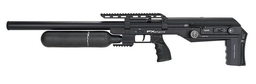 Пневматична редукторна гвинтівка FX Airgun Leopard Black Sniper Bottle .177 кал LEO-450306-005-00 фото