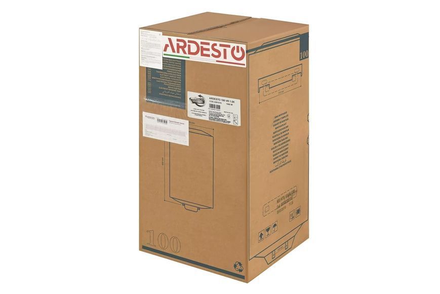 Водонагрівач електр. ARDESTO NEU NTS 100 V 1.5K EU2 круглий, 100л, 1,5кВт, мех. кер-ння, C, 4015007, білий 4015007 фото