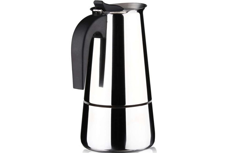 Кавоварка гейзерна Moka Inox Induction, 6 чашок Vinzer 89392 50392 фото