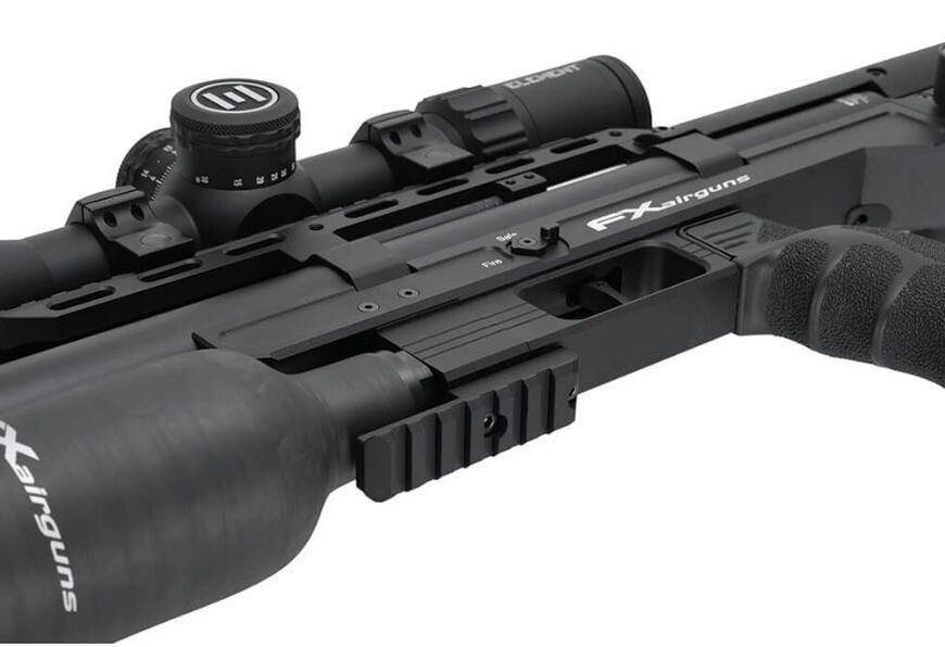 Пневматична редукторна гвинтівка FX Airgun Leopard Black Sniper Bottle .177 кал LEO-450306-005-00 фото