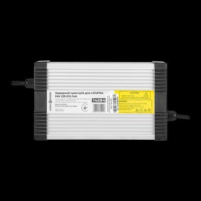 Зарядний пристрій для акумуляторів LiFePO4 24V (29.2V)-14A-336W 14584(log) фото