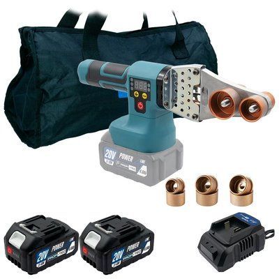 Акумуляторний паяльник PROFI-TEC PWM20BL POWERLine (2&times;PT2040MP (4.0 Аг), зарядний пристрій) 007608P фото