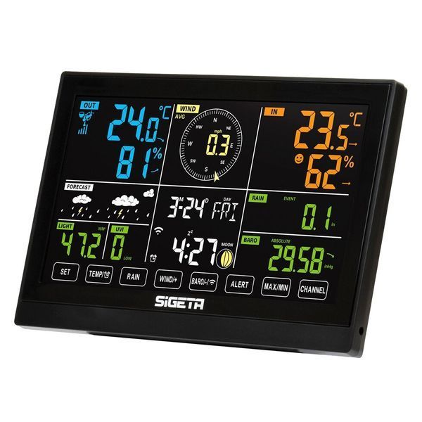 Метеостанція SIGETA SmartMeteo Pro 7-in-1 Wi-Fi 65031 фото
