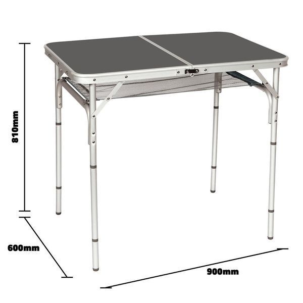Стіл Bo-Camp Case Model 90x60 cm Grey (1404393) DAS301469 фото