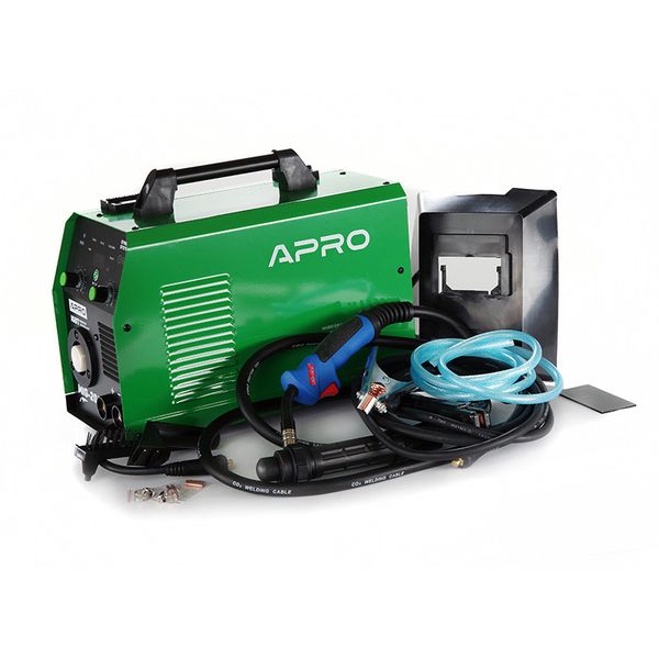 Зварювальний напівавтомат інверторний APRO MIG-200, 20-200А, ял.5 мм, н.0.8-1мм 5 кг 2.5+1.5+3м 080627 080627 фото
