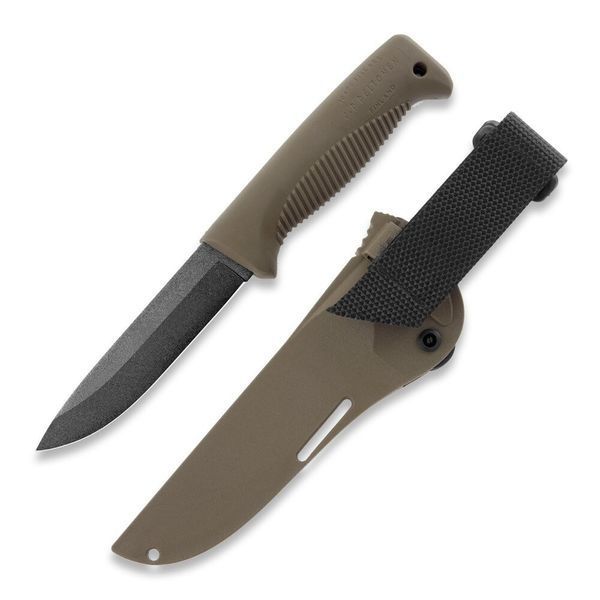 Ніж Peltonen M07, покриття PTFE Teflon, coyote, coyote композитний чохол FJP121 фото