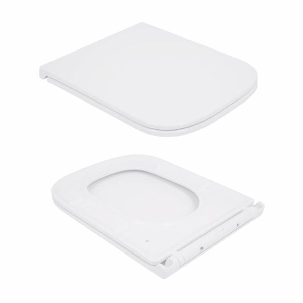 Унітаз підлоговий Qtap Tern Ultra Quiet безобідковий з сидінням Soft-Close QT17226003AW White SD00051948 фото