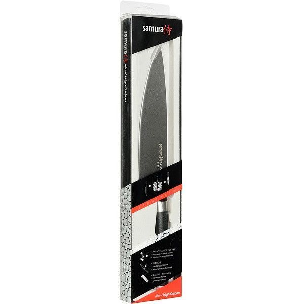 Ніж кухонний Шеф Samura Mo-V Stonewash 200 мм (SM-0085B) SM-0085B фото