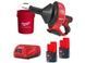 Машина прочистна акумуляторна MILWAUKEE, M12 BDC6-202C, трос 6м (зарядний пристрій С12 С , 2 акумулятори М12 В2 2Аг, відро, карт 4933451635 фото 1