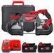Пила стрічкова акумуляторна MILWAUKEE, M18 CBS125-502C (зарядний пристрій М12-18 FC, 2 акумулятори М18 В5 5Аг, кейс) 4933448195 фото 1