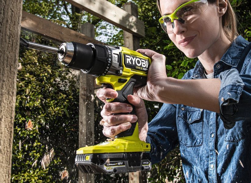 Шурупокрут-дриль ударний акумуляторний Ryobi ONE+ HP RPD18X-242S 18В 1х2А&middot;год 1х4А&middot;год ЗП 95Нм 500&middot;5133005283 5133005283 фото