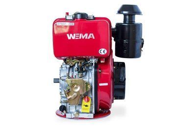 Дизельний двигун Weima WM188FBE зі знімною гільзою,потужність 12 к.с., вихід валу: шліц 25 мм 20080 фото
