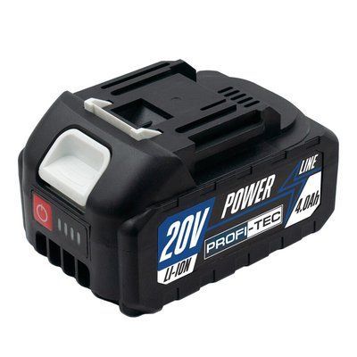 Акумуляторна батарея PROFI-TEC PT2050MP POWERLine (20 В/4.0 А&middot;год, високотокова, з індикатором) 006261P фото