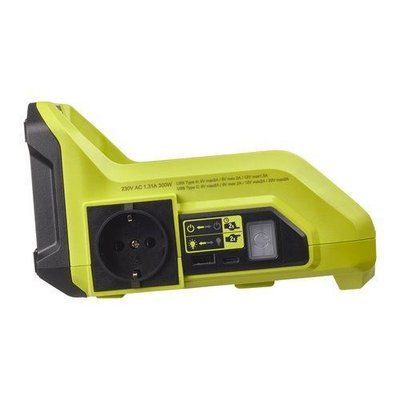 Інвертор напруги акумуляторний RYOBI RY36BI300A-0, MAX POWER 36В, 220В, 300Вт/500Вт пікова, (без АКБ та ЗУ) 5133004893 фото