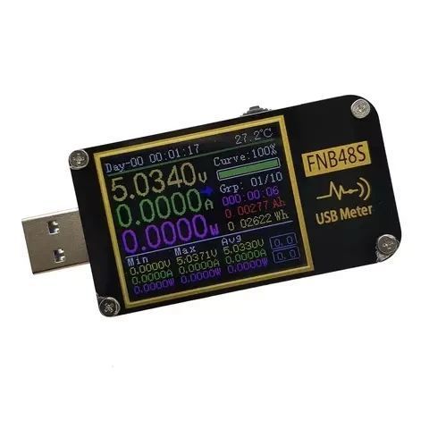 USB-тестер FNIRSI FNB48S (без Bluetooth) 910524(m) фото