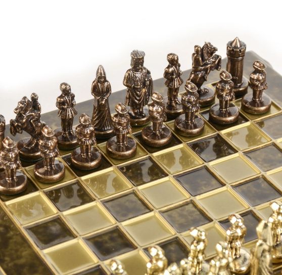 Шахматы Manopoulos Византийская империя 20х20 см (S1CBRO) S1CBRO фото