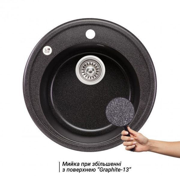 Кухонна мийка Lidz D510/200 GRF-13 (LIDZGRF13D510200) SD00043320 фото