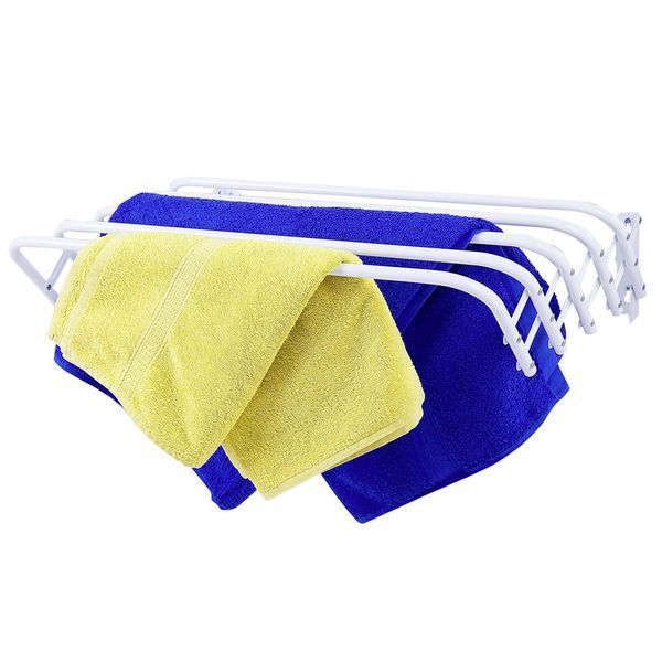 Сушарка для білизни настінна Casa Si Towel Flex 5 White (CS92196X10) DAS302385 фото