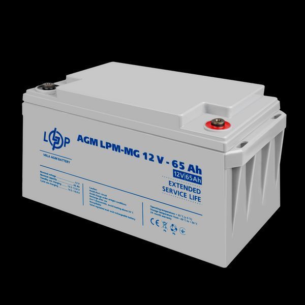 Акумулятор мультигелевий LPM-MG 12V - 65 Ah 3872(log) фото