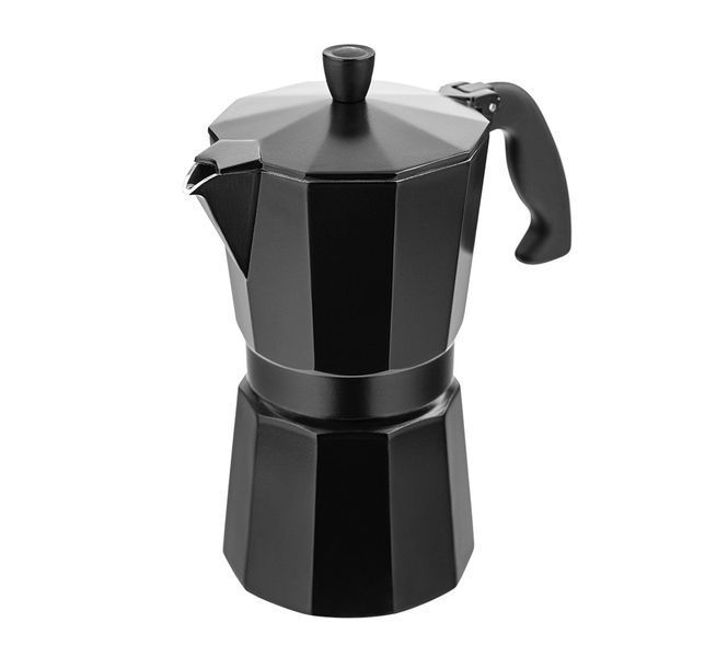 Кавоварка гейзерна VINZER Moka Nero, 9 чашок (89396) 50396 фото