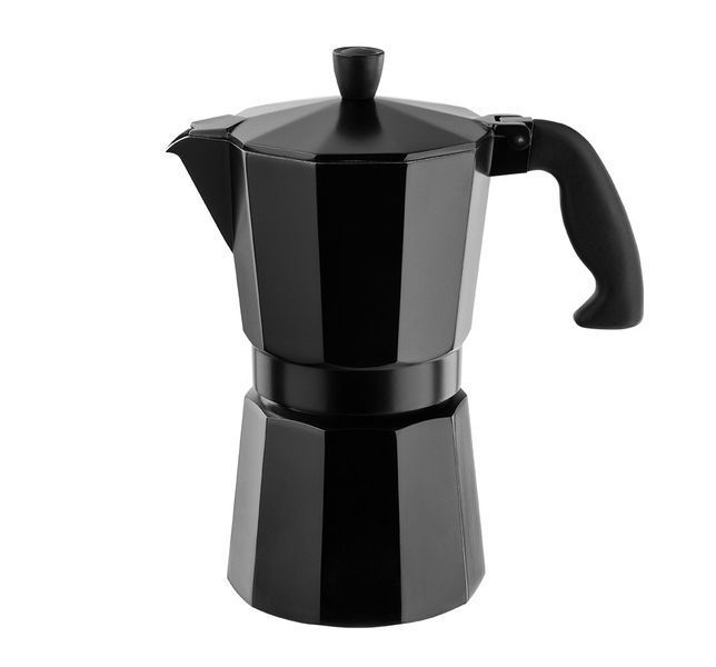 Кавоварка гейзерна VINZER Moka Nero, 9 чашок (89396) 50396 фото