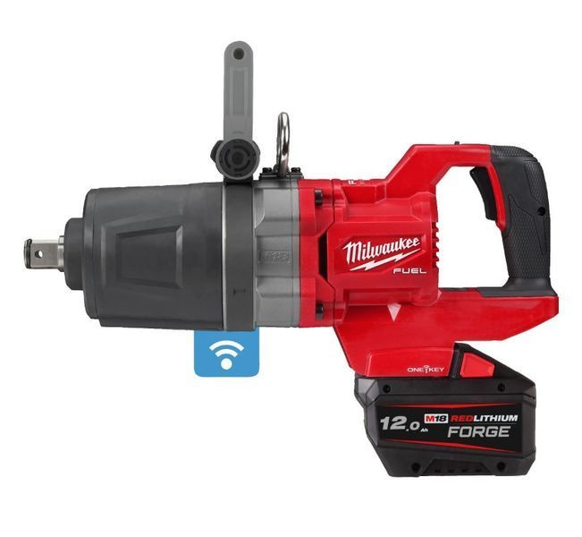 Гайковерт акумуляторний безщітковий 1'' MILWAUKEE, M18 ONEFHIWF1DS-121C, 2711Нм (зарядний пристрій M12-18 FC, 1 акумулятор FB12 4933499253 фото