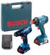 Набір електроінструменту Bosch GDX 180-LI Plus GSR 180-LI Professional (06019G5222) 06019G5222 фото 1
