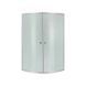 Душова кабіна Latwa SC80x80.SAT.HIGH.FR полукругла, скло Frost 4 мм + Душовий піддон KAPIELKA ST80x80x41, з SD00050787 фото 3