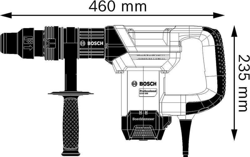 Отбойный молоток Bosch GSH 500 Professional (0611338720) 611338720 фото